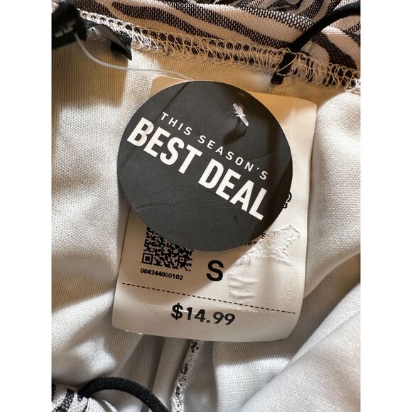 Forever 21 Zebra Bodycon Mini Dress Size Small NWT - Picture 4 of 5